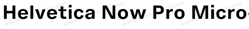 Helvetica Now Pro Micro字体转换